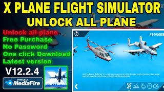 X plane flight All plane Unlock  x plane mod apk x plane flight mod xplane11 youtube [upl. by Atirat]