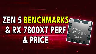 Zen 5 Benchmarks LEAK amp RX 7800XT N32 Performance Release Date amp Price [upl. by Elbon189]