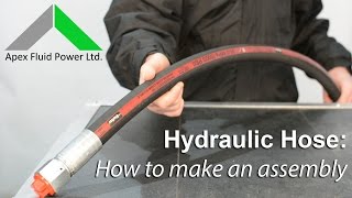 Hydraulic Hose  How To Make an Assembly [upl. by Jana471]