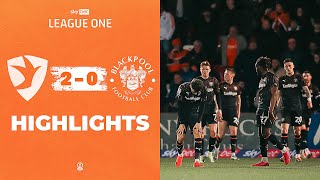 Highlights  Cheltenham Town v Blackpool [upl. by Niryt960]