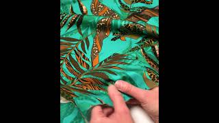 Minerva Exclusive Secret Jungle Cotton Sateen Fabric [upl. by Nannek]