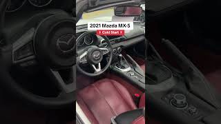 Mazda Miata MX5 startup sound [upl. by Vivie]