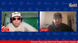 Picassos Super Bowl Push  Steelers  Bills Pregame Show [upl. by Yeblehs]