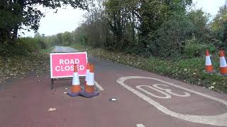 Dinnington Sheffield Leys Lane shut down because of debris on the road more nanny state HampS nonsense [upl. by Ordisy]