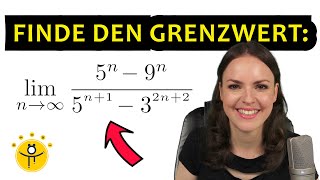 GRENZWERTE von Folgen berechnen – Aufgaben mit Lösungen Beispiel Bruch [upl. by Mello433]