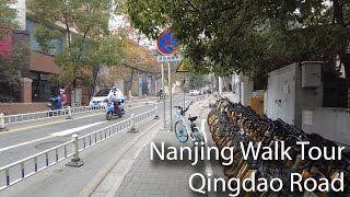 Nanjing Walk Tour  Qingdao Road [upl. by Mercie96]