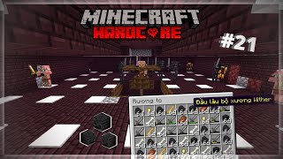 Minecraft HARDCORE 1000 năm  Tập 21 XÂY MÁY FARM BỘ XƯƠNG WITHER  WITHER SKELETON [upl. by Juta]