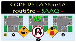 Code de la Sécurité routière 2024  Examen théorique SAAQ Québec test 2 [upl. by Enaz856]