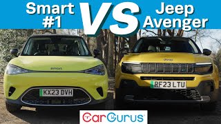 2024 Smart 1 vs Jeep Avenger Who makes the best £35k family EV [upl. by Ztirf]