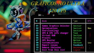 iUnlocker DESBLOQUEIO DE GRAFICOS FPS DESEMPENHO [upl. by Onitselec]