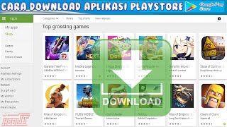 Cara Download Aplikasi Play Store Di Laptop  HOBI IT [upl. by Enaek311]