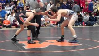 Bailey Thomas Good Counsel vs Quinn Devaney McDonogh 2014 MIS 126lb SemiFinal [upl. by Halak]