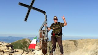 Monte Vettore  Cima di Pretare  da Forca di Presta  Ascoli Piceno  Perugia  Marche  Umbria [upl. by Ahsemak]