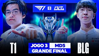 T1 x BLG  Jogo 3  MD5  Final  Worlds 2024  Ilha das Lendas [upl. by Pierce610]