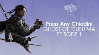 Lets Play Ghost of Tsushima episode 1  DELUXE DIGITAL HORSE  Press Any Chiodini [upl. by Rue]