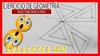 B2 Homología afín 😱 dibujo técnico selectividad Andalucía 2021 😱 Afinidad PAU [upl. by Isnan]