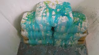 ASMR  Sponge Squeezing Cleaning Products  Thick Creamy Powdery Paste [upl. by Jarlathus157]