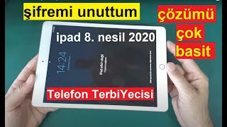 ipad 8 nesil 10 2inç 2021 şifremi unuttum çözümü [upl. by Ahsonek]