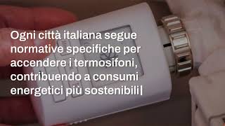 Quando si accende il riscaldamento a Milano Torino Roma e Napoli nellinverno 20242025 [upl. by Holder]