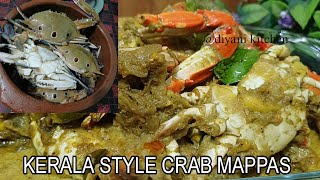 Crab Mappas  Kerala Style Nadan Crab Mappas  Diyani kitchen and vlogs [upl. by Amirak]