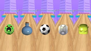 Ball Point Games Super Speed Run Game Play  Going Balls 🔥  All Level Max iOS Android [upl. by Etolas363]