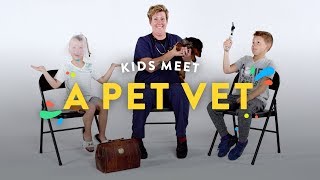 Kids Meet a Pet Vet  Kids Meet  HiHo Kids [upl. by Orabelle]