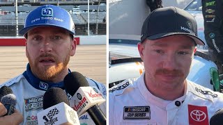 Chris Buescher and Tyler Reddick React to Darlington Scuffle [upl. by Irby333]