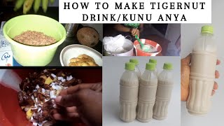 HOW TO MAKE TIGERNUT DRINK THAT DOESNT GO BAD QUICKLY WITHOUT SUGAR [upl. by Eoz]