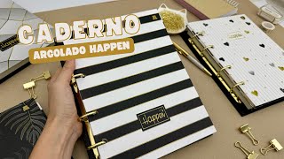 CADERNO ARGOLADO HAPPEN ANIMATIVA [upl. by Loralyn764]