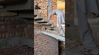 Stair shuttering removing shuttering construction civilengineering civilengineer construction [upl. by Ailehs]