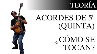 Cómo tocar Acordes de 5ª en la guitarra  Tutorial fácil [upl. by Mini]