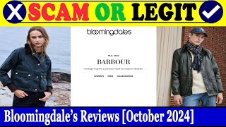 Bloomingdale’s Reviews Oct 2024  Is This A Valid Site Find Out  Scam Inspecter [upl. by Antoinetta]