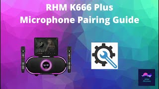 RHM K666 Plus Microphone Pairing Guide [upl. by Denver]