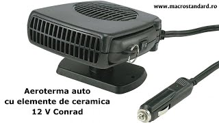 Prezentare Aeroterma auto cu elemente de ceramica 12 V Conrad [upl. by Anilegna]