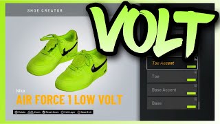 NBA 2K20 Shoe Creator  Nike x OffWhite Air Force 1 Low “Volt” [upl. by Enicar132]