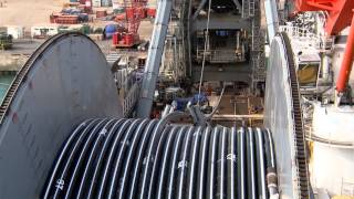 McDermott Spoolbase Aerial and LV105 Installation2014 [upl. by Dilaw]