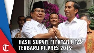 H5 Pilpres 2019 Berikut Hasil Survei Terbaru Elektablitas JokowiMaruf Vs PrabowoSandiaga [upl. by Nilyam]