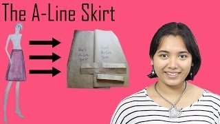 DIY Basic Pattern Tutorial The Aline Skirt [upl. by Donia]