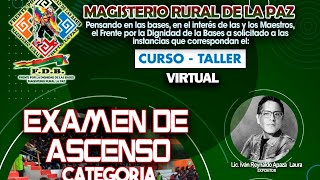 CURSO VIRTUAL EXAMEN DE ASCENSO 2024 [upl. by Nole350]