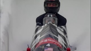 FIBT  2Man Bobsleigh World Cup 20132014  Lake Placid Heat 1 Race 2 [upl. by Dee869]