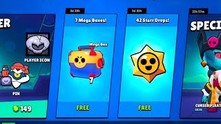 We did it  brawl stars mega box and starr drop opening [upl. by Margret926]