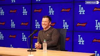 2022 NLDS Andrew Friedman talks Craig Kimbrel Dustin May Blake Treinen amp Dave Roberts guarantee [upl. by Ruon]