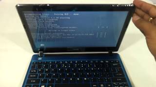 acer aspire one 725 aod725 amd based laptop 116quot video review in hd carribean blue [upl. by Attaynik]