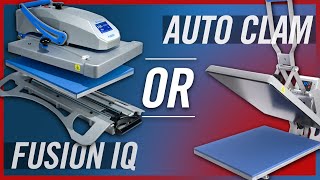 What Heat Press Should I Buy  Fusion IQ vs Auto Clamshell Press Review [upl. by Janette]