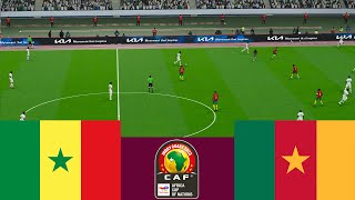 Senegal 3 vs 1 Cameroon 2024 CAF Full match  Video game simulation pes 2021 [upl. by Alpert774]