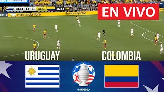 🔴 EN VIVO Uruguay vs Colombia  Copa América 2024  SEMIFINAL  Partido en vivo hoy [upl. by Mosa]