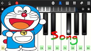 Doraemon theme song Piano tutorial  Walk band  Rohit Musicfy [upl. by Garold]