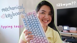 my mechanical keyboard collection ft sound test asmr wpm amp girly aesthetic [upl. by Inama]