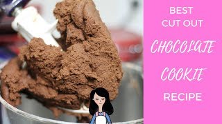 How to Make Chocolate Cookies ChocolateCookies Cookies Cutoutcookies Chocolatecutoutcookies [upl. by Eirelam825]