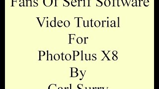 PhotoPlus X8 Beginners Guide 21  Copy Cut Paste and Select [upl. by Garling43]